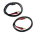 Male RCA to Banana Plug Speaker Cable Banana Plug to RCA Speaker Cable 12AWG Cables,2Pack (3FT)