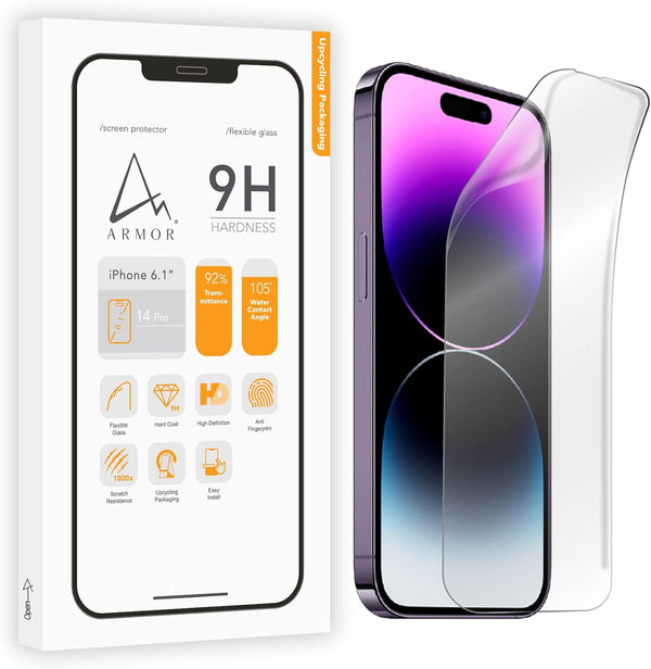 ARMOR Flexible Glass Screen Protector 9H HD for iPhone 14 Pro