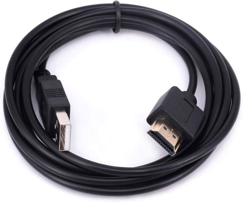Yeworth 1.8m USB to HDMI Cable, USB 2.0 Male to HDMI Male Charger Cord Splitter Adapter.