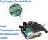 DB15 Solderless Male RS232 D-SUB Serial Adapters, 15 Pin Port Terminal Solderfree Breakout Board Connector with Case