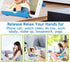 Adjustable Foldable Cell Phone Stand for Desk, Compatible with Most Devices, Lightweight (Blue)