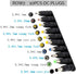 Universal 34pcs DC Connectors Plug Kit, 5.5 x 2.1mm Female Base Power Adapter Connector.