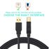 XBOHJOE 2.0 15 2.0USB 15ft) USB Printer Cable FT Type A Male to B Male Scanner USB a b for HP, Canon, Lexmark, Epson