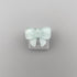 Personalized Cute Bowknot Transparent Keycap - Handmade OEM Profile Keycap Base for Mechanical Keyboard (Blue)