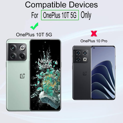 Ibywind Screen Protector for OnePlus 10T 5G (6.7 inches), 2Pcs Tempered Glass, 1Pc Camera Lens Protector, Easy Install