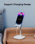 Cell Phone Stand - Height Adjustable Phone Holder for Desk, Compatible with iPhone, Galaxy, and All Mobile Phones