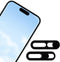 Fukaisu 2pcs Front Camera Cover Slide, Ultra Thin Webcam Cover Front Phone Camera