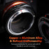 K&F Concept FD to E Mount Lens Adapter for Canon FD FL Mount Lens to E NEX Mount Cameras, Compatible with Sony