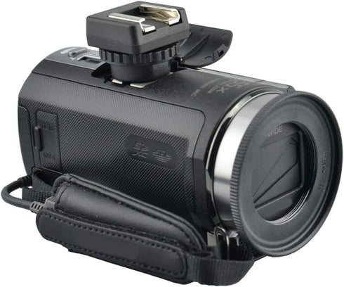FDR-AX53 AX43 AX45 AX33 AX60 AX100 AX700 HDR-CX675 CX680 CX900 CX400E CX510E CX610E JJC Microphone & LED Light Cold