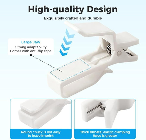 GHSGHS 2.3"x0.98"x0.5" (3,White) Adjustable Cable Holder for Nightstand - Cable Management Organizer with USB Port