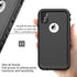 SPORTLINK Waterproof Case for iPhone X/iPhone Xs, Shockproof Snowproof Clear Slim Design (Black)