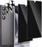 Samsung Galaxy S24 Ultra Privacy Screen Protector - Tempered Glass with Camera Lens Protector, Anti-Spy, Fingerprint
