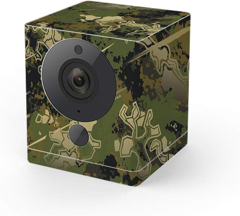 MightySkins Skin Compatible with Wyze Cam V2, Viper Woodland, Protective Vinyl Decal Wrap Cover