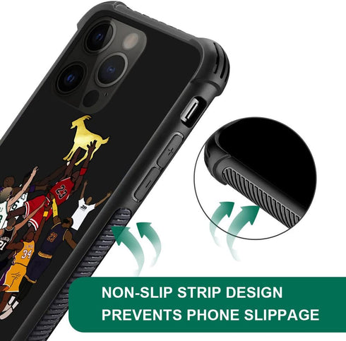 Basketball Player 35 Pattern Case for iPhone 14 Pro Max, Shockproof Cover for Boys Men, 6.7-inch
