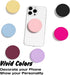 Svanove Silicone Adhesive Phone Grip Holder, Cute Collapsible Stick on Cell Phone Grips Stand Kickstand for iPhone