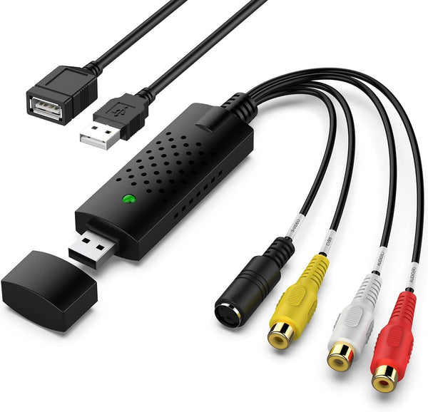 VIXLW Capture Card, USB Video Capture Card Device, Audio Video Converter Grabber for