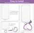 Heart Loop Phone Lanyard, Smart Phone Hand Wrist Lanyard Strap with Key Chain Holder for Cell Phone Case, Keys, ID