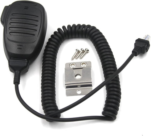 elxjar (2-Pack) KMC-35 (RJ45) 8-Pin Plug Speaker Mic for Kenwood NX700, NX800, TK8180, TK7102, TK868G, TK-780G