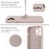 MCFANCE Silicone Magnetic Case for iPhone 13 Pro Max, Compatible with MagSafe, Full Camera & Shock Protection - Pink