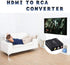 HDMI to RCA Converter, 1080P HDMI to 3RCA CVBs Composite Video Audio Adapter for TV Stick, Roku, and more