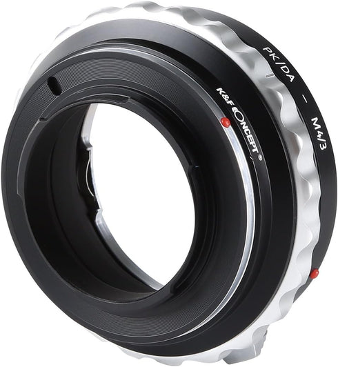 K&F Concept Manual Lens Mount Adapter for Pentax PK DA Lens to Micro Four Thirds Cameras