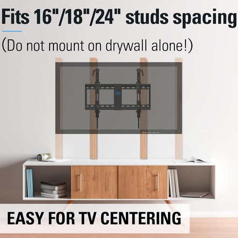 Mounting Dream Tilt TV Wall Mount Bracket for Most 42-70 Inches TV, Tilt up to 20 Degrees, Loading 132 lbs