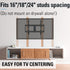 Mounting Dream Tilt TV Wall Mount Bracket for Most 42-70 Inches TV, Tilt up to 20 Degrees, Loading 132 lbs