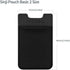 Sinjimoru Basic Cell Phone Wallet Stick on, Card Holder for Back of Phone, Adhesive Stretchy iPhone Wallet, Sinji Pouch