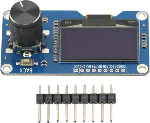 GODIYMODULES 1.3 inch EC11 White OLED Display Screen Combined with Rotary Encoder Module IIC Interface for arduino