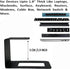 AUXPhome (3) Laptop Holder Under Desk Laptop Mount Organizer Rack Storage Shelf, Add On Under Table Laptops, Keyboard