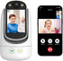 Video Call Security Camera Indoor, Nanny Camera Baby Monitor, 2-Way Video Call, 1080P 2.8 inch HD Screen