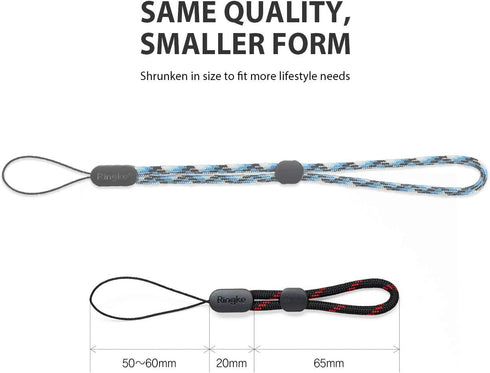 Ringke Lanyard Finger Strap, Durable Parachute Cord Phone Strap, Adjustable for Phone, Camera, Key - 4 Pack