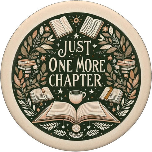 Just One More Chapter Bookish Beige PopSockets Standard PopGrip