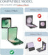 Caka Slim Shockproof Case for Galaxy Z Flip 6, with Hinge Protection and Screen Protector for Wireless Charging