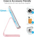 OMOTON Desktop Cell Phone Stand, Aluminum Holder for Mobile Phone and Tablet, Rose Gold