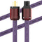 Prefffair Power Cables HiFi Shielded US Power Cord, 12AWG 4N OFC Copper with 24K Gold Plated Connector