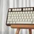 PBT White Jade Keycaps, 154 Keys Cherry Profile Double Shot Keycap Set for Mechanical Keyboard 61/64/84/87/104/108