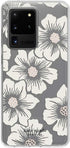 Kate Spade New York Protective Hardshell Case (1-PC Comold) for Samsung Large - Hollyhock Floral Clear/Cream with Stones
