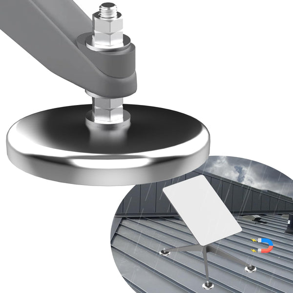 SULOVA 600 pounds Magnetic roof Mount for starlink,Strong Neodyminum Round Magnet mounting kit