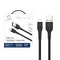 6 FT Black USB-A to Lightning Connector Charging Cable - Perfect for your devices!