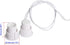 Aoje-Link RC-36 NC Recessed Wired Security Window Door Contact Sensor, Magnetic Reed Switch for Home Security, White