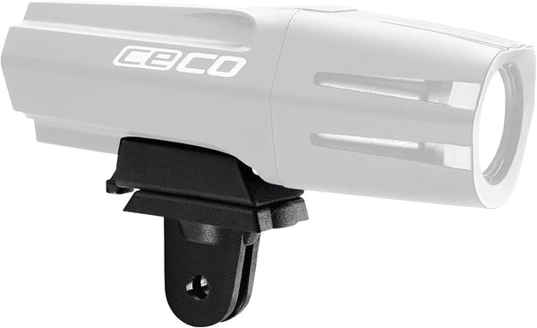 CECO-USA Mount for F-Series Bicycle Headlight, Compatible with GoPro Adapter