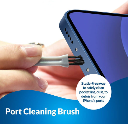 Dust Plugs (50 Pack) Flat Design Compatible with iPhone 14, 13, 12, 11, X, 8, 7, Plus, Pro, Max