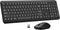 EDJO Wireless Keyboard and Mouse Combo, Full Size Silent Ergonomic Keyboard and Mouse,