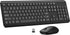 EDJO Wireless Keyboard and Mouse Combo, Full Size Silent Ergonomic Keyboard and Mouse,