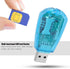 Beufee 2Pcs SIM Card Adapter, Clone Cards Card Reader Writer Copy Clone Writer SIM Card Reader with CD