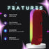 Vernte IPX5 5.3, Portable Bluetooth Speaker with Lights, Powerful Crystal Clear Sound, Waterproof, All Day Playtime, BT