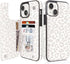 uCOLOR Wallet Case for iPhone 15 Plus 6.7", Card Holder Slot, PU Leather Flip Cover with RFID Blocking (Beige Leopard)