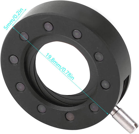 Microscope Adjustable Aperture, SK6 SK8 SK12 SK23 SK25 Adapter, Optical Diaphragm for Microscope