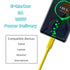 USB C to USB C 3.1 Gen 2 Cable, 100W PD, 10Gbps Data Transfer, 5A Fast Charging, Yellow, 3.3Ft